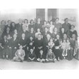 Mr. and Mrs. Gutkin Fruitman 50th wedding anniversary, 1940. Ontario Jewish Archives, Blankenstein Family Heritage Centre, item 53.|This large group photo was taken at the Kiever Synagogue.